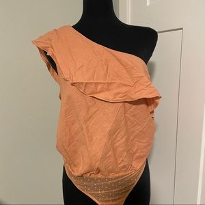 Free People - One shoulder bodysuit